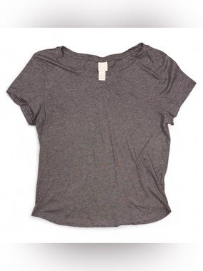 H&M Heather Charcoal Short Sleeve Tee